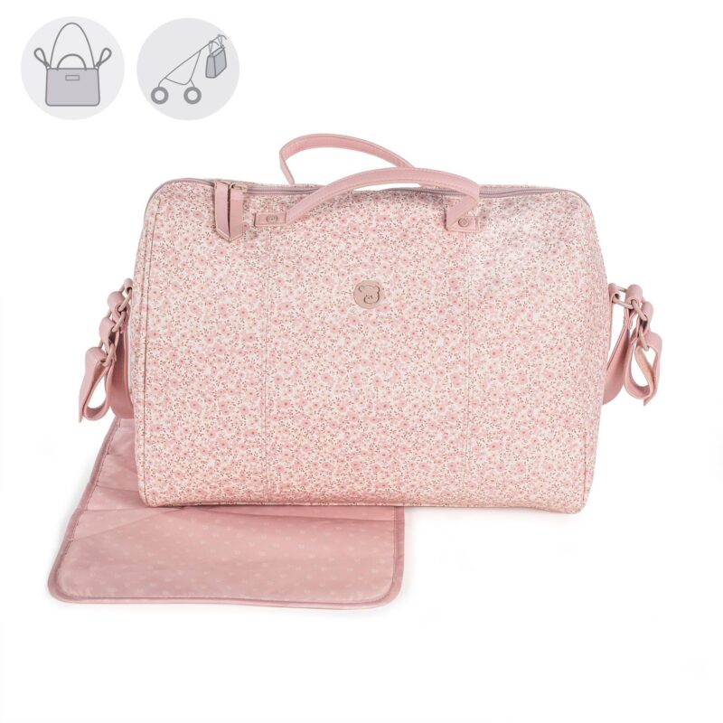 Bolsa Canastilla Flower Mellow Rosa (Fm) PASITO A PASITO :: Aresbaby